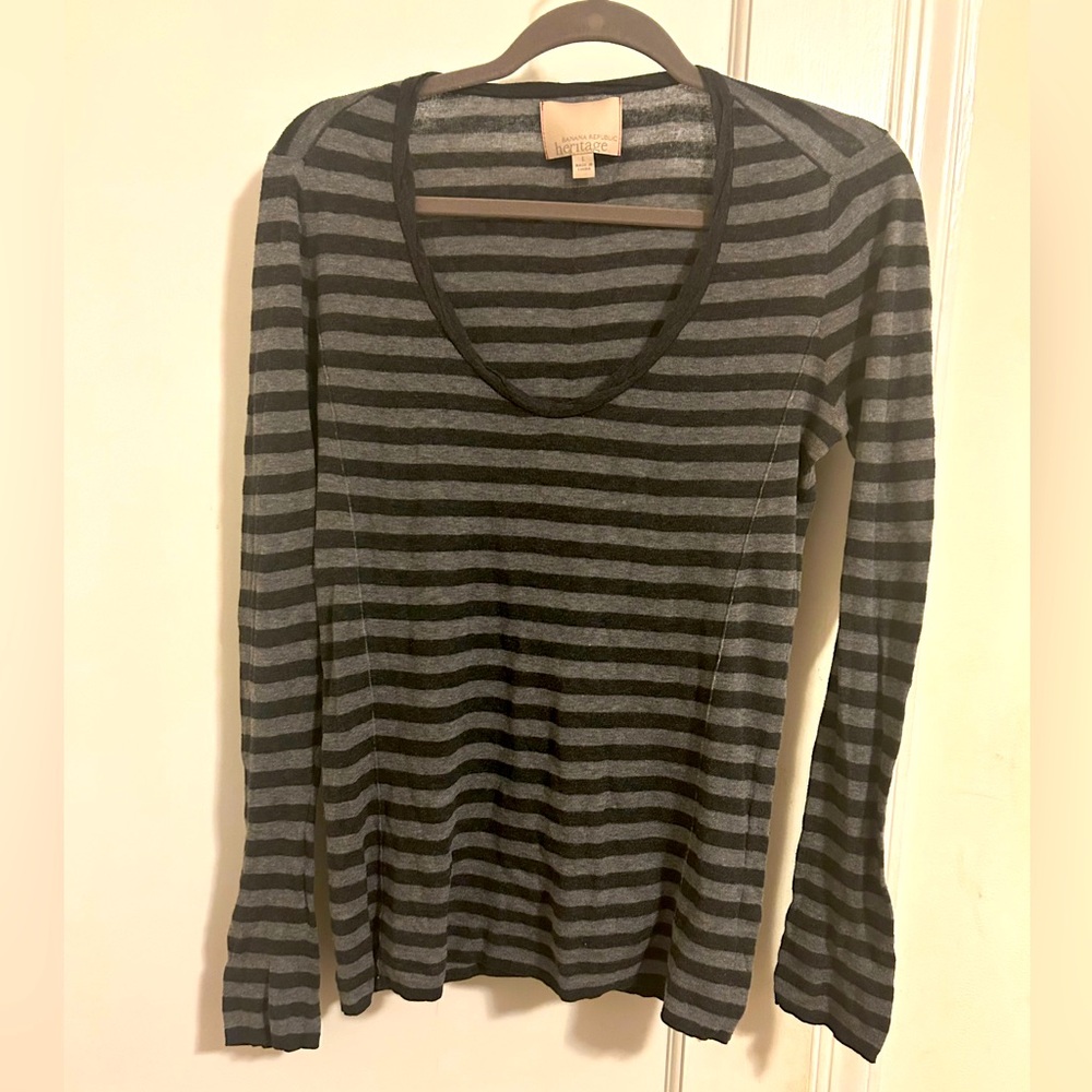 Banana Republic Heritage Pima Cotton Blend Sweater- size large EUC
